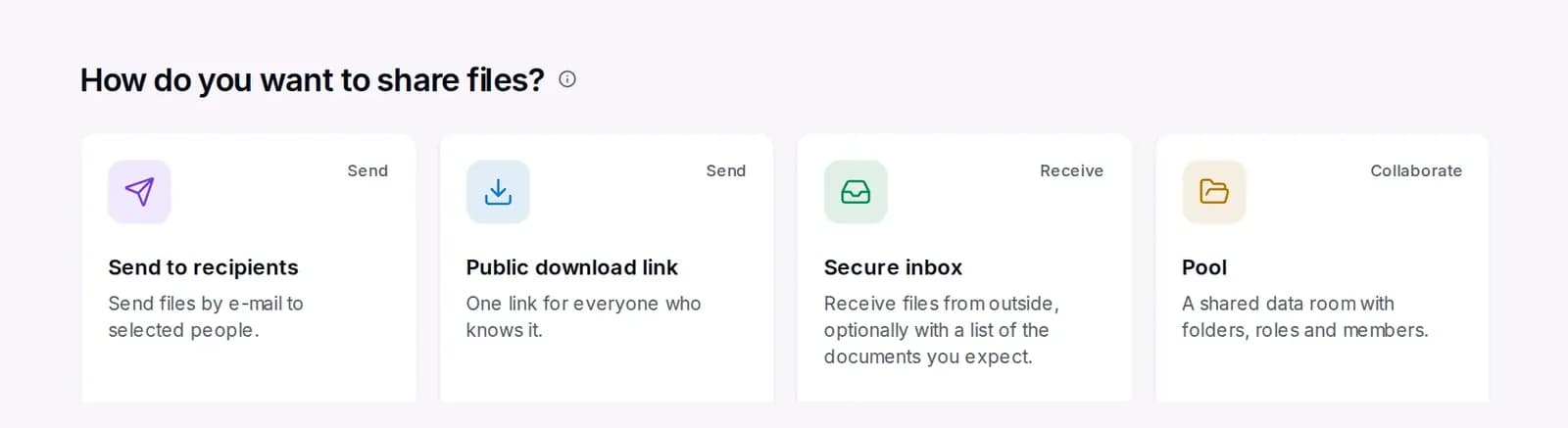 SecureFiles in the Conbool portal